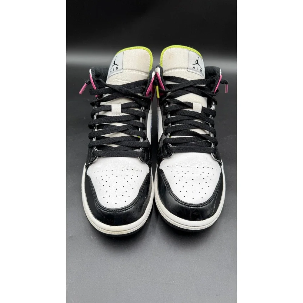 Air Jordan 1 Mid SE Edge Glow White Pink Green Blue CZ9834-100 Mens 11